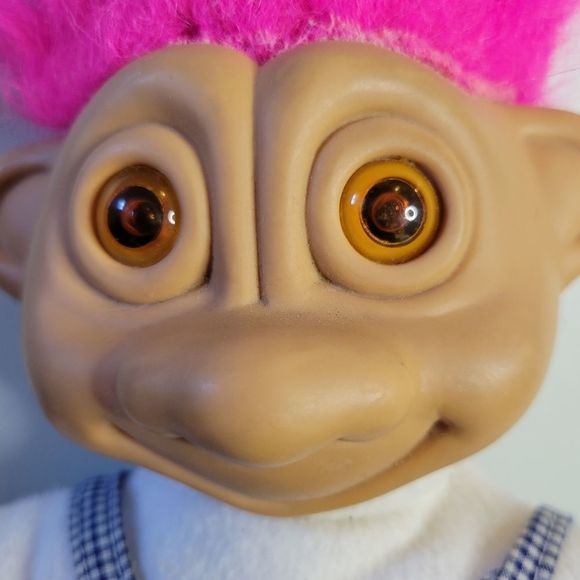Trolls! Vintage 1984 Troll Doll with Glowing Eyes - Picture 5 of 8